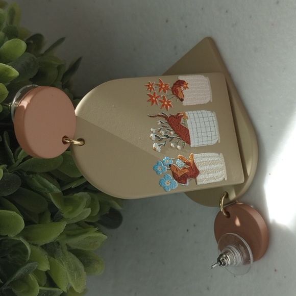 Polymer Clay Earrings With Dog Design - Picture 7 of 9